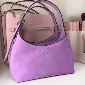 Kate Spade 454 Suede Mini Crossbody In Wisteria NWT